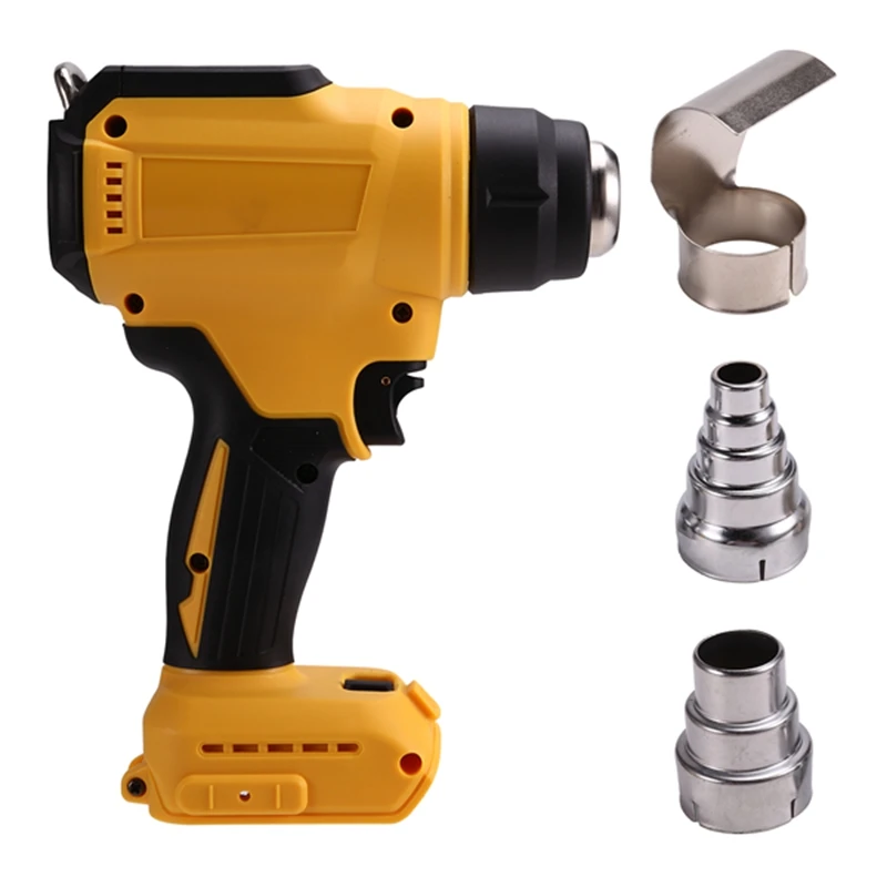 Беспроводной тепловой пистолет для аккумулятора Dewalt 20 В с регулируемой