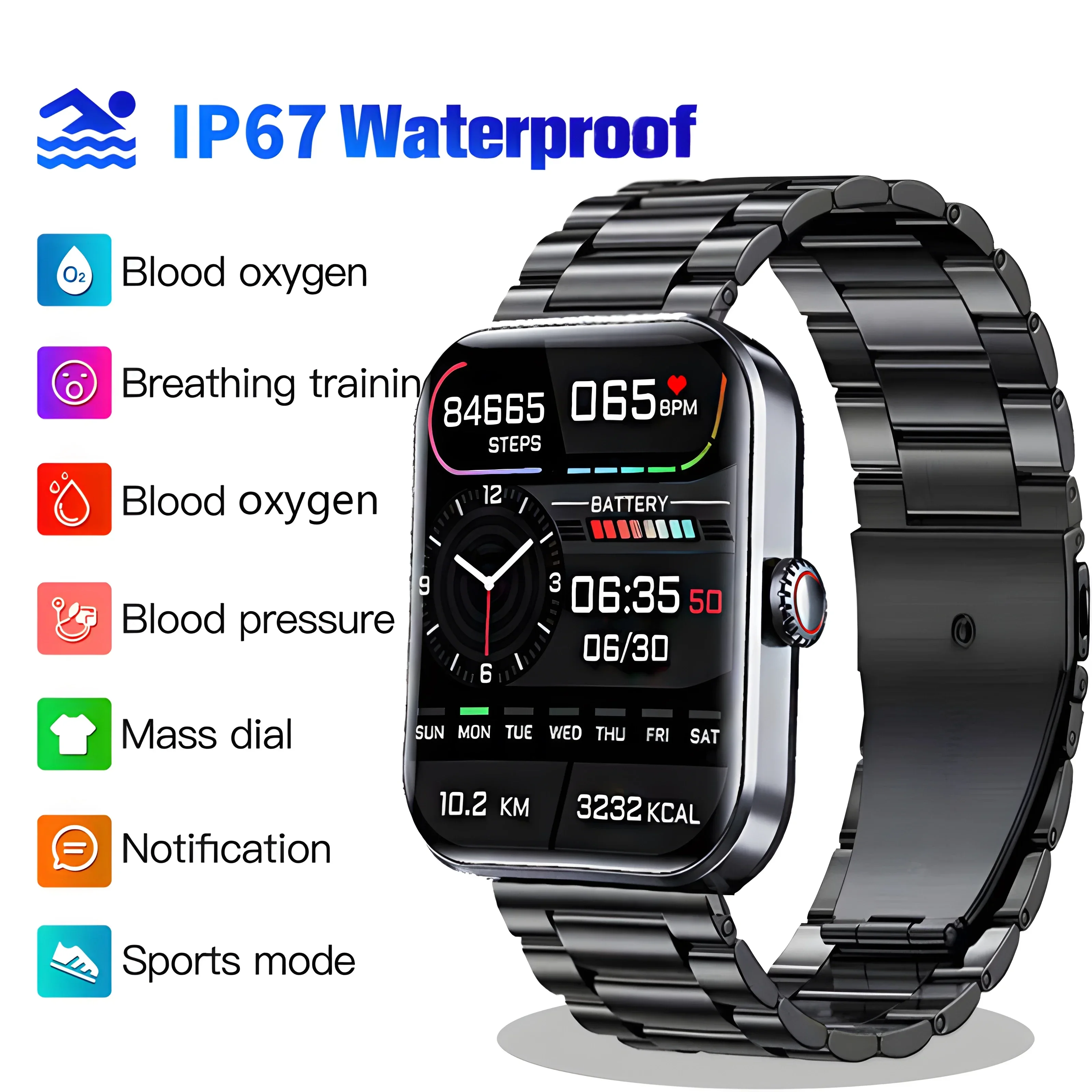 

Смарт-часы женские с функцией измерения уровня сахара в крови