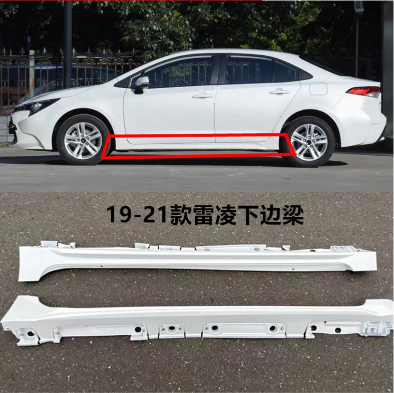 

Fits For Toyota Corolla 2019 2020 2021 2022 2023 High Quality 2Pcs/1Set ABS Paint Side Skirt Spoiler Protector Cover