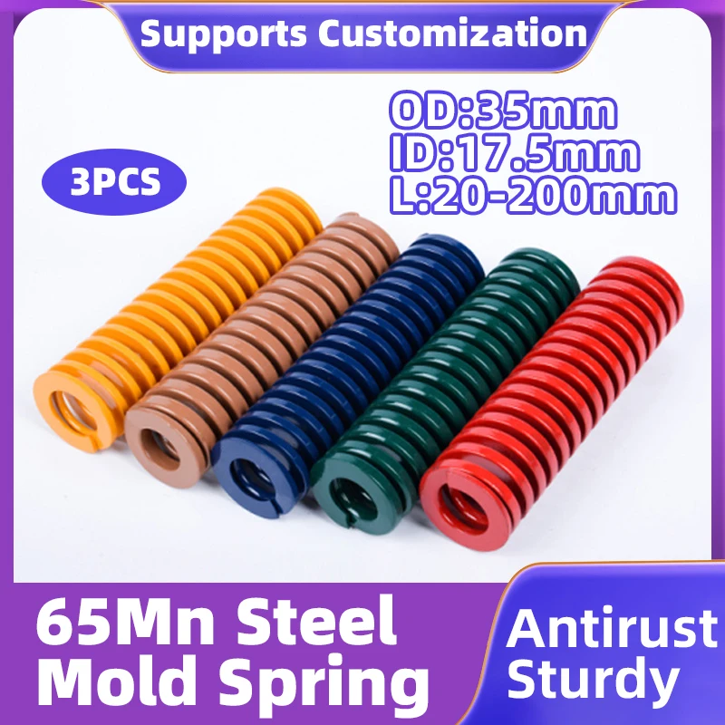 Creamily 3 шт. пресс-форма пружина спиральная штамповка пружины сжатия из
