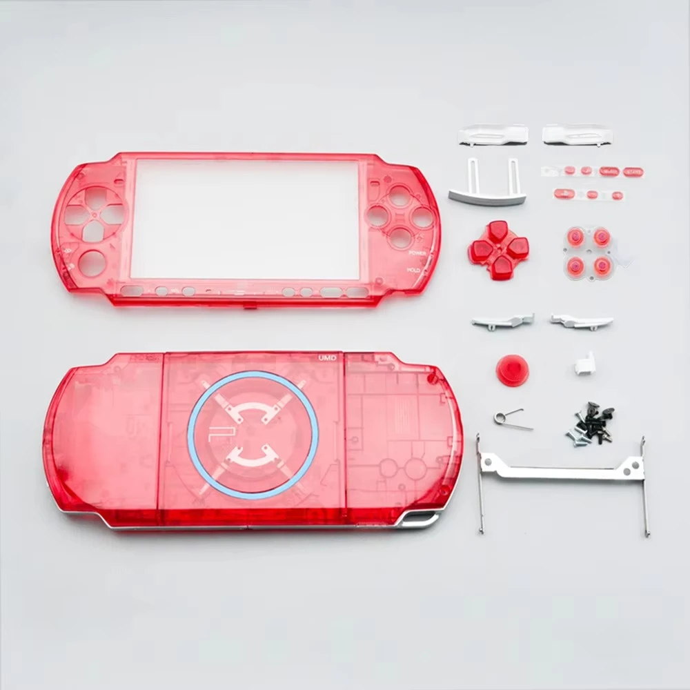 Замена корпуса игровой консоли для PSP3000, полный комплект корпуса Crystal Colors с набором кнопок (art.: 3920d96d4eca2) - 3920d96d4eca2