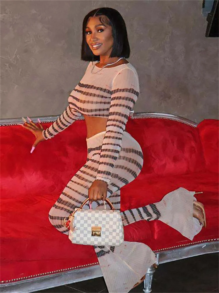 Simenual комплект из двух предметов в полоску и сеточку сексуальный корсет топ