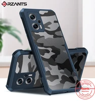 rzants for xiaomi poco x4 gt case hard camouflage cover tpu frame bumper half clear phone shel