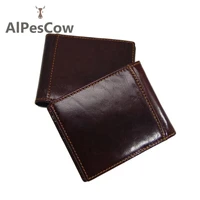 genuine leather men wallet 100 italy alps cowhide purses card clip formal luxury designer male case high quality minimalist
