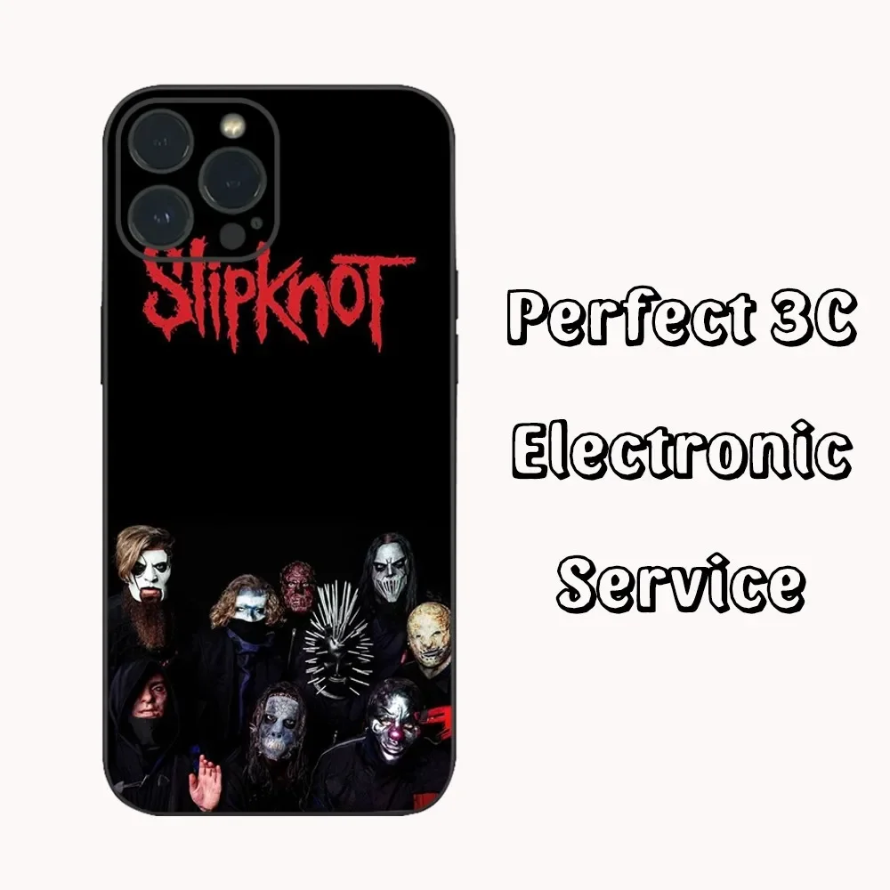 S-Slipknot-T Popular Band Phone Case For IPhone16 15 14 13 12 Mini 11 Pro XS Max X XR SE5 6 7 8 Plus Soft Silicone Cover