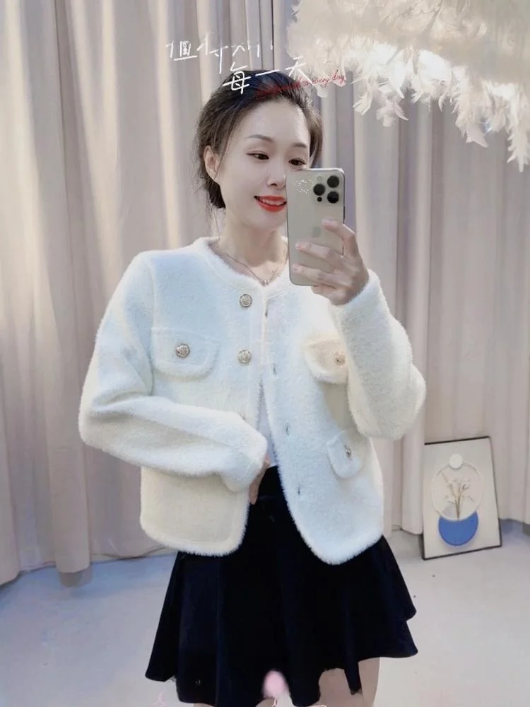 Кремово-желтая верхняя одежда для женщин весна и осень новый свободный уличный