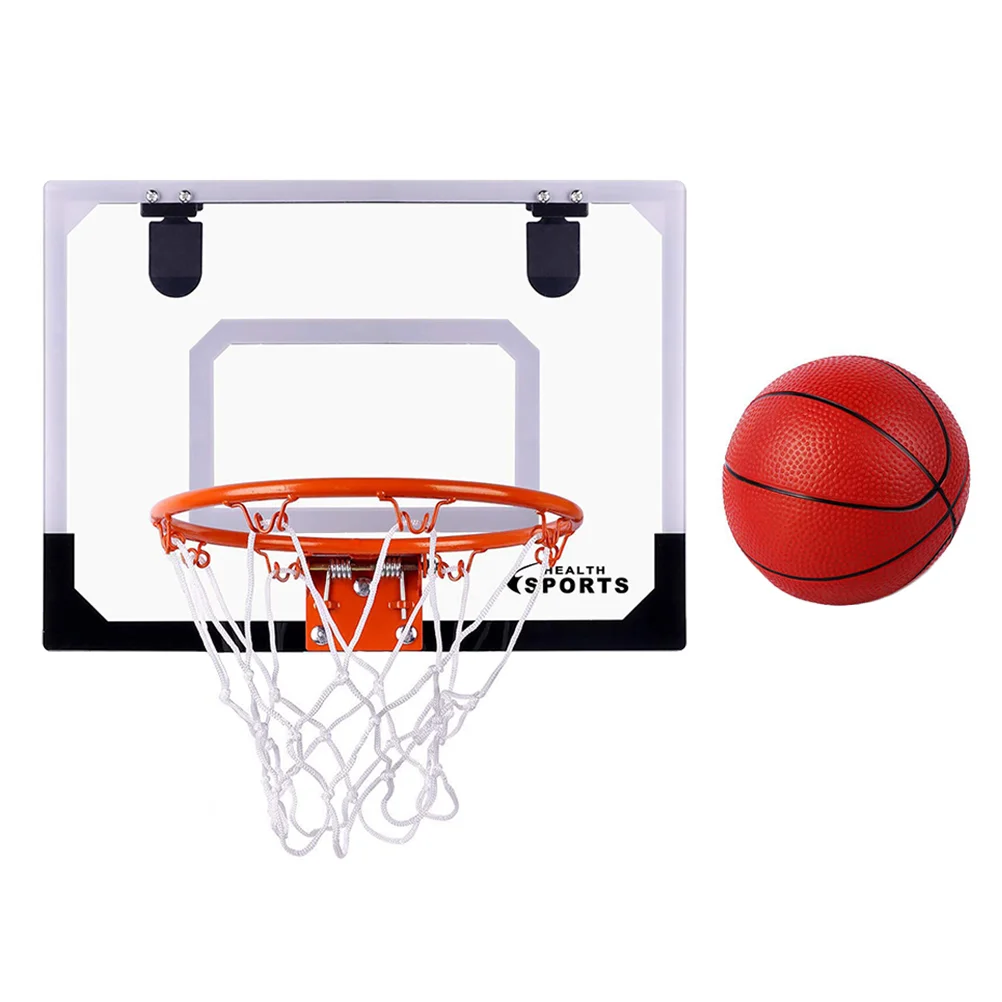 

1 Set Basketball Toys Hanging Basketball Game Wall Indoor Kids Basketball Goal Set