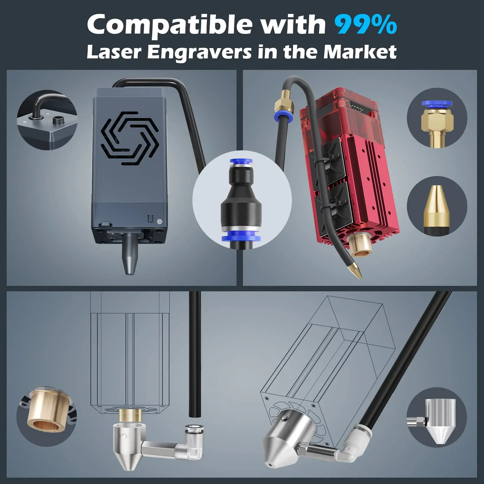 Воздушный насос инструменты для резьбы аксессуары регулируемый поток воздуха 30