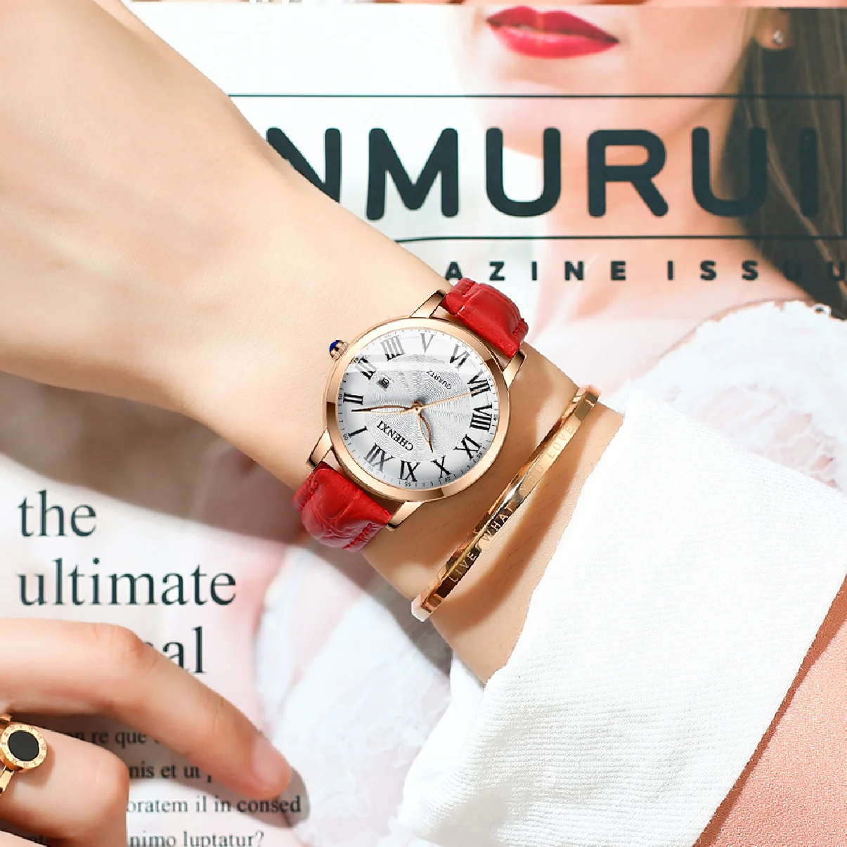CHENXI New Women Watch Top Luxury Brand Fashion Casual Ladies Watches Leather Quartz Waterproof Wristwatches Relogio Feminino enlarge
