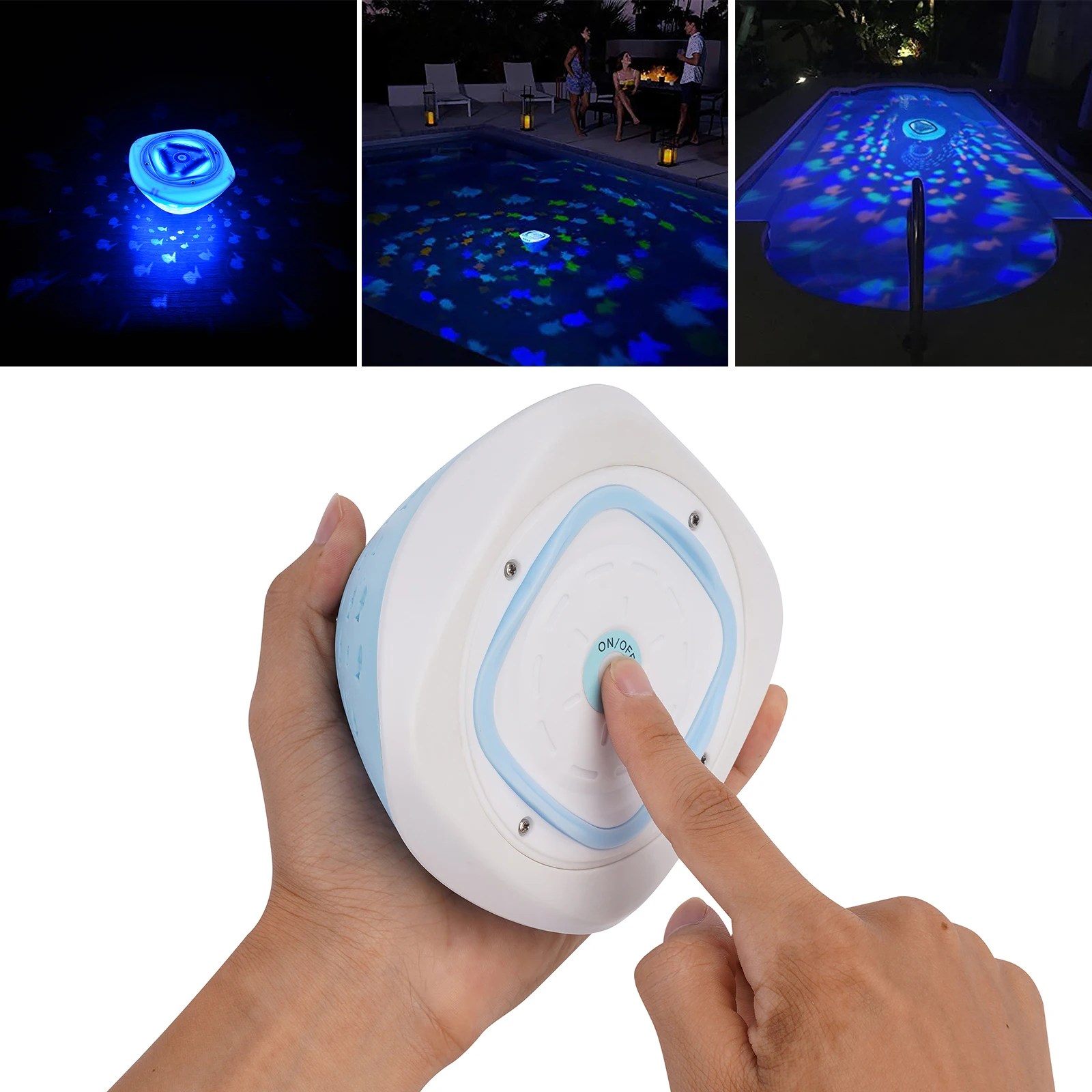 

Floating Light LED Swimming Pool Light Underwater Waterproof LED Solar Power Multi Color Changing Water Drift Lamp