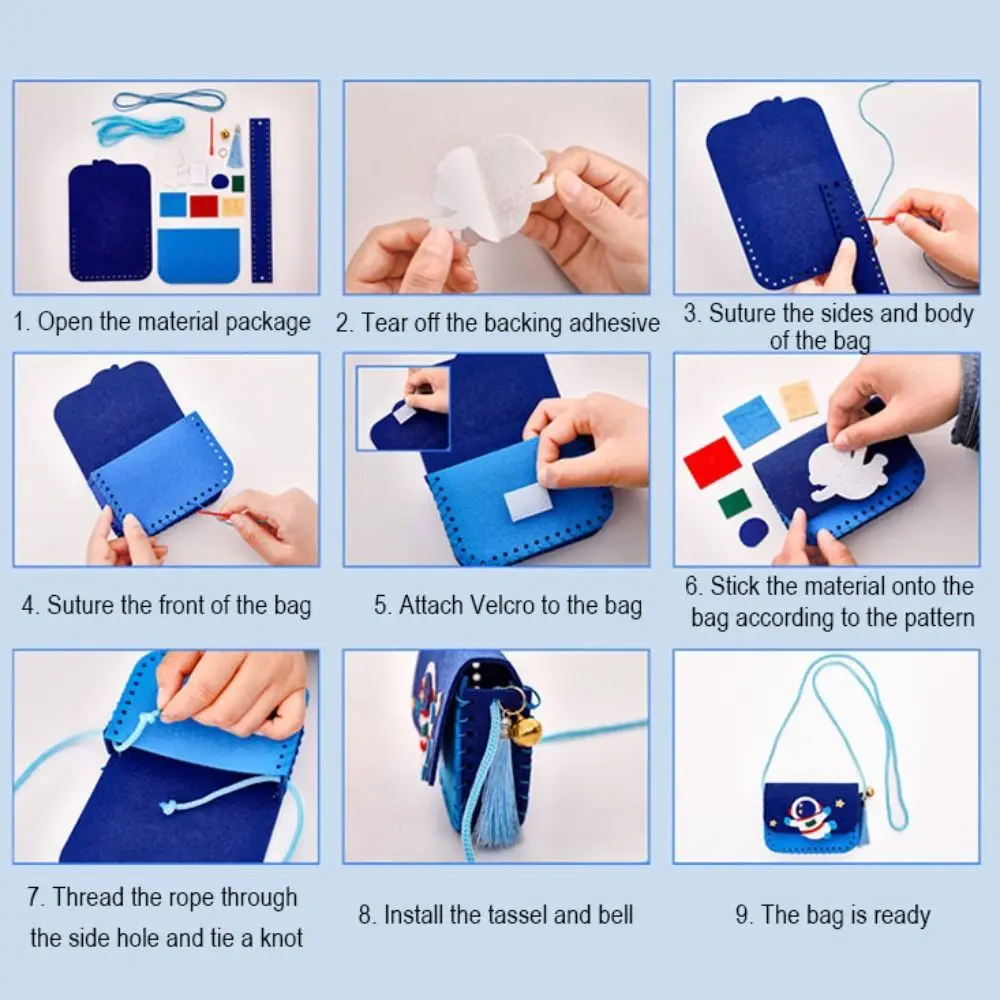 Набор Фетровых Сумок сделай Сам Для Детей