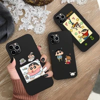 crayon shin chan phone case silicone soft for iphone 13 12 11 pro mini xs max 8 7 plus x 2020 xr cover