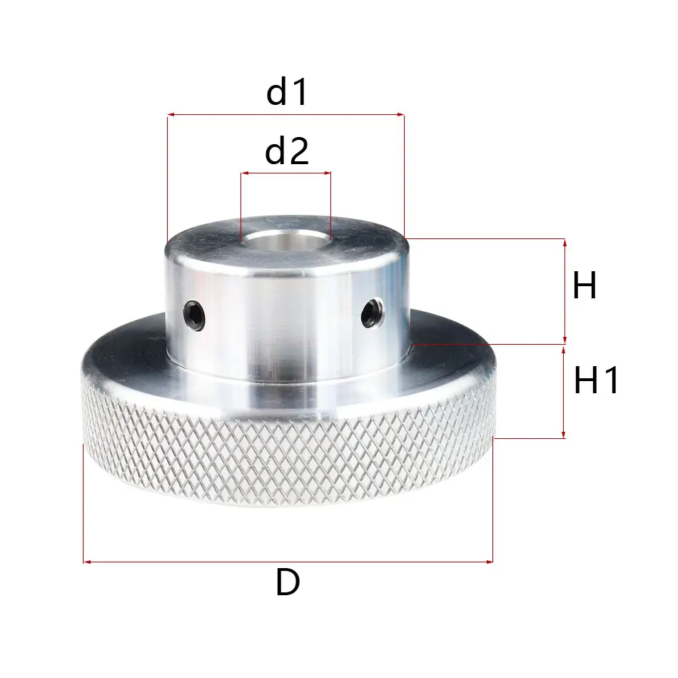 

Наружный диаметр 50, Накатанная рукоятка из алюминиевого сплава
