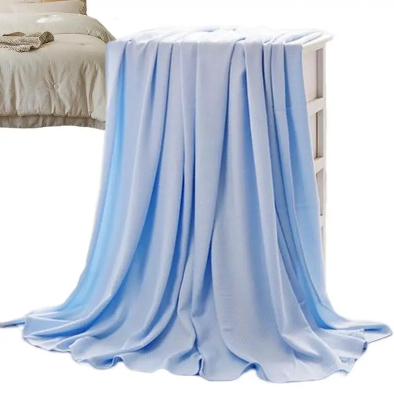 

Summer Cooling Blanket Air Conditioning Quilt Skin-friendly Bamboos Fiber Light And Thin Breathable Cooling Quilt For Home