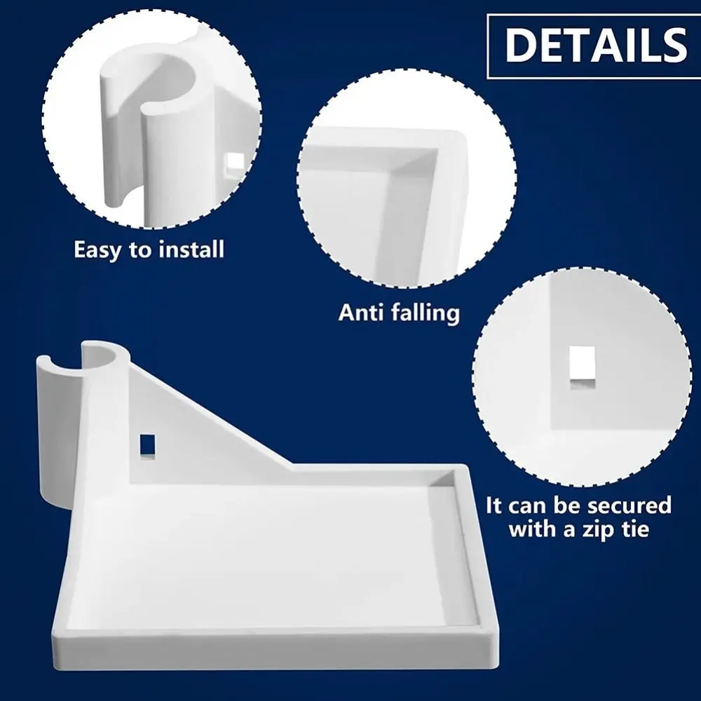 Полипропиленовая угловая полка для палатки выращивания растений стойка белая