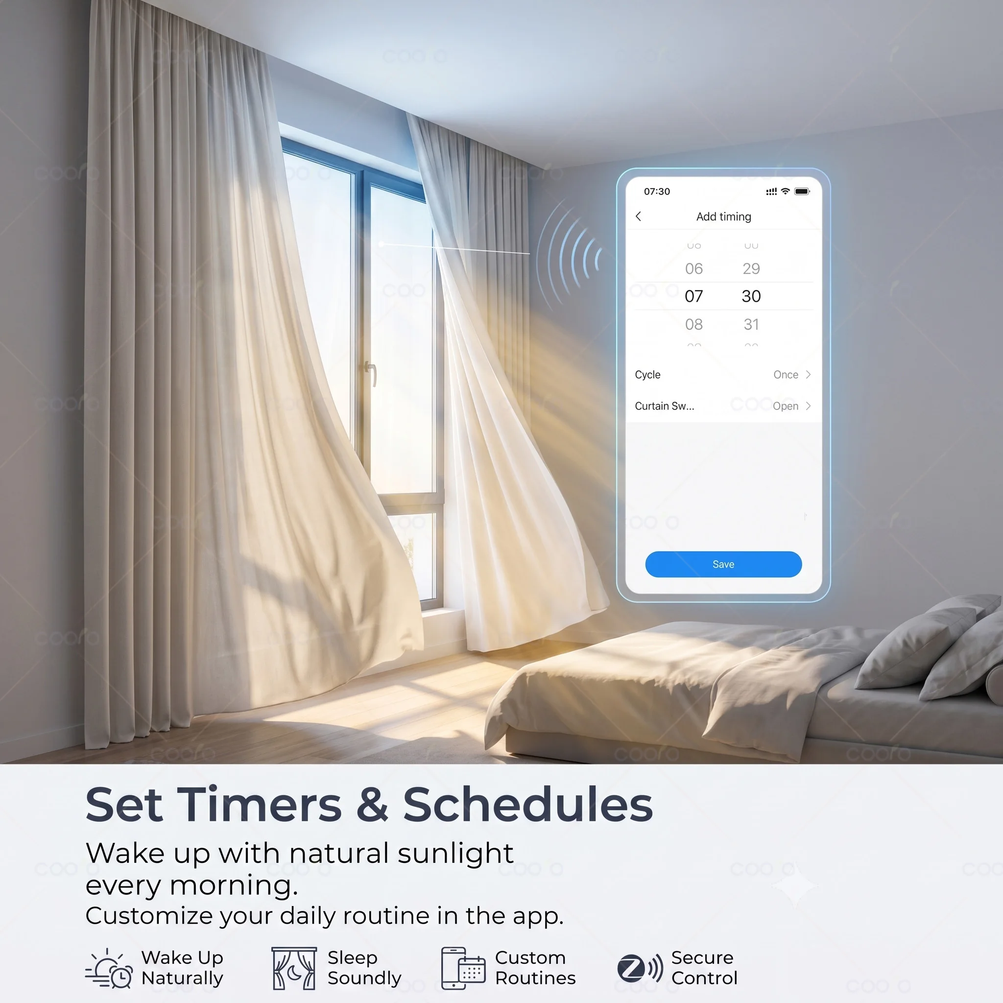 Фото Модуль умного выключателя для штор ZigBee 3.0 для моторов рулонных штор, поддержка голосового управления Alexa и Google Home для Tuya Hub Z2M №5