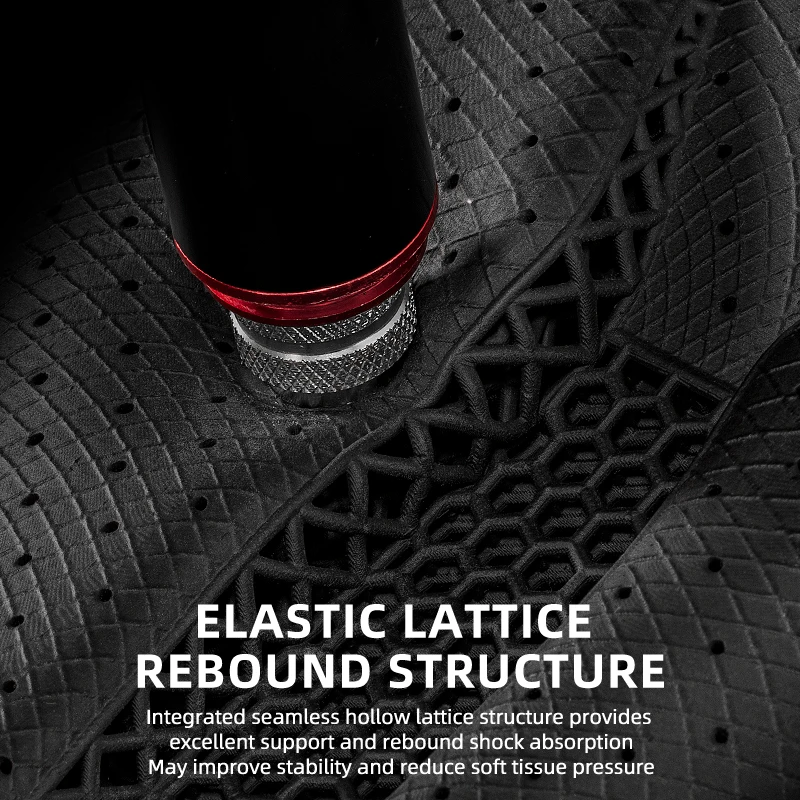 Ультралегкое велосипедное седло ROCKBROS мягкое ажурное удобное гоночное с 3D