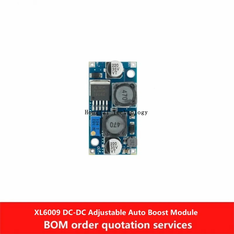 Фото Модуль DC-DC Buck-and-Boost XL6009 с входным напряжением 5В-32В и широким диапазоном адаптации для солнечных панелей (автоматическое повышение/понижение напряжения) №1