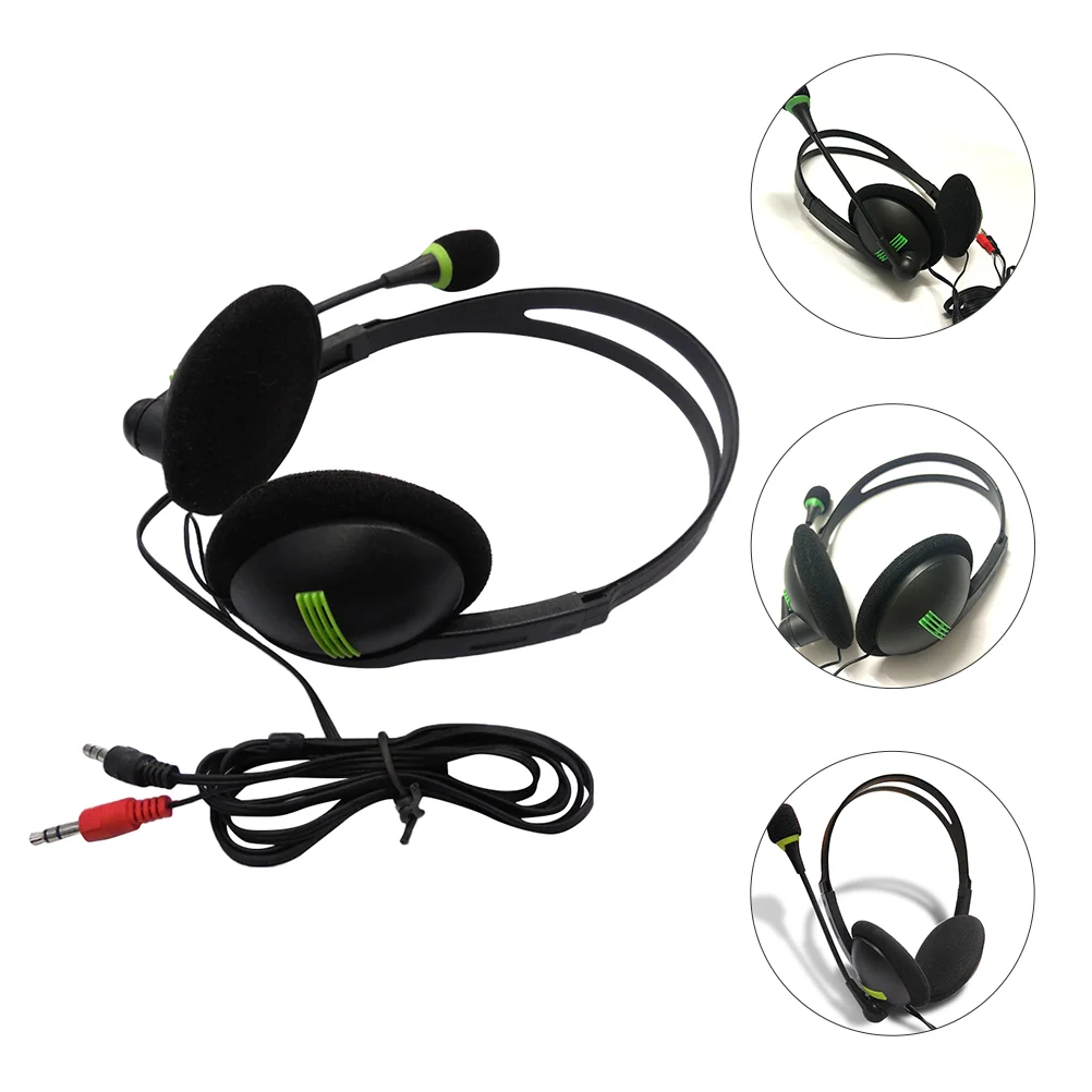 

Headset Headphone Head Mounted Gaming Wired Comfortable Pc Computer Noise Reduction Ear Cool Game