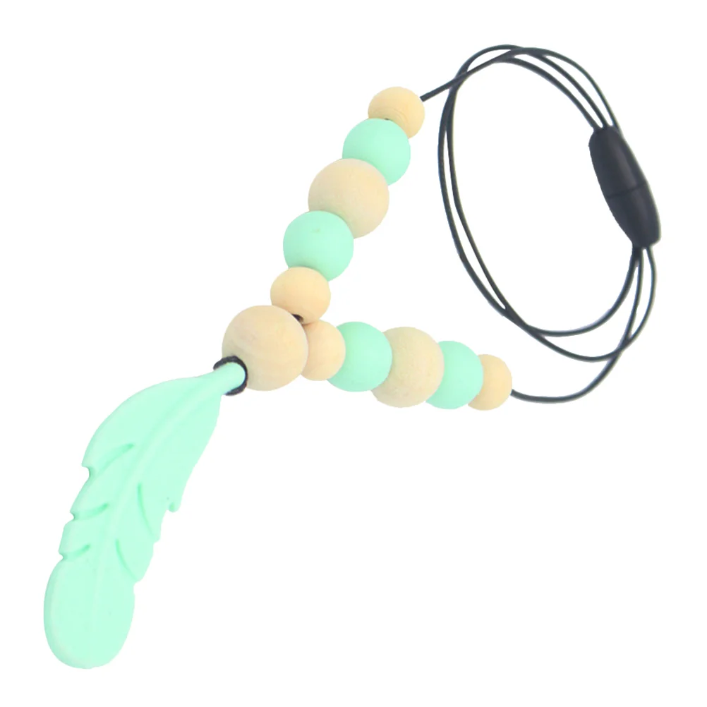 Жевательное ожерелье стоматологическая клейкая цепочка для прорезывания зубов