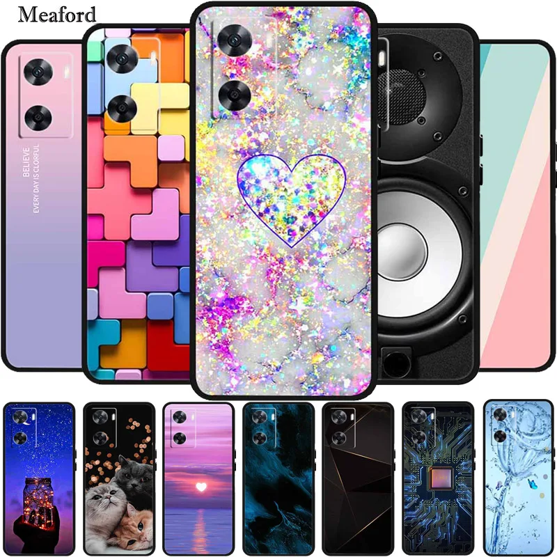 For Oppo A57 A57S A57E Case Luxury Soft Silicone Back Cover Phone Case for OPPO A57S A57E Funda OPPOA57 Shockproof Love Coque