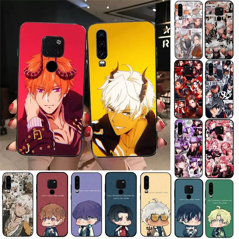 

mammon obey me fanart Phone Case For Huawei Nova3I 3E mate9 10 20lite 20Pro 40 30pro funda case