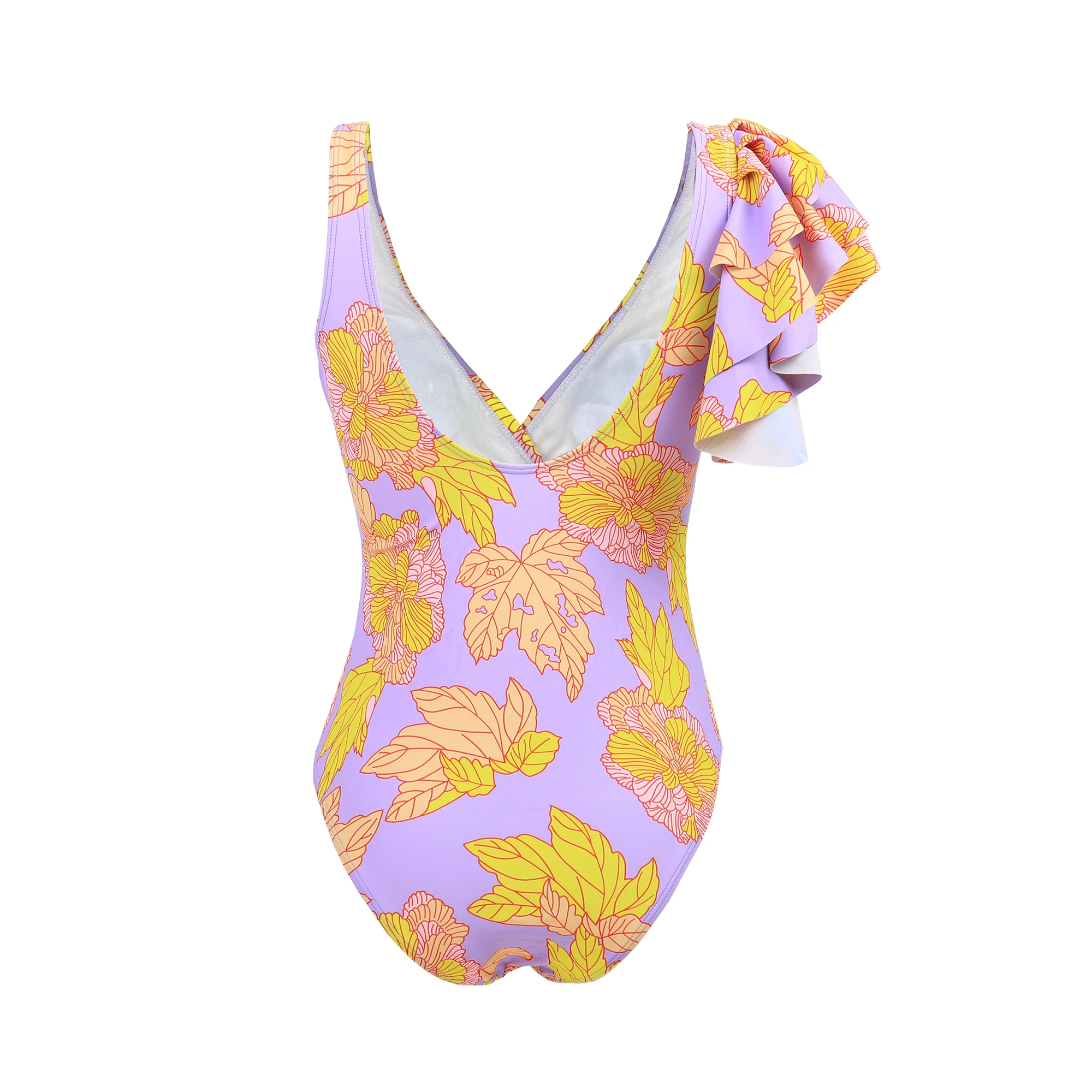 Комплект бикини MUOLUX женский слитный пикантный купальник с высокой талией