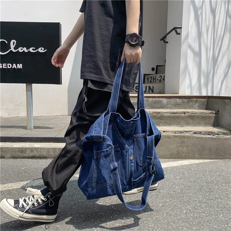 Модные джинсовые сумки женские через плечо sac a main femme Высокая емкость для женщин