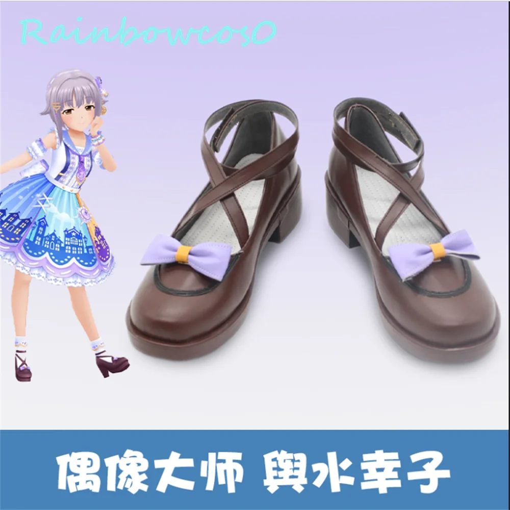

Koshimizu Sachiko THE IDOLM@STER Cosplay Shoes Boots Game Anime Carnival Halloween Rainbowcos0 W3096