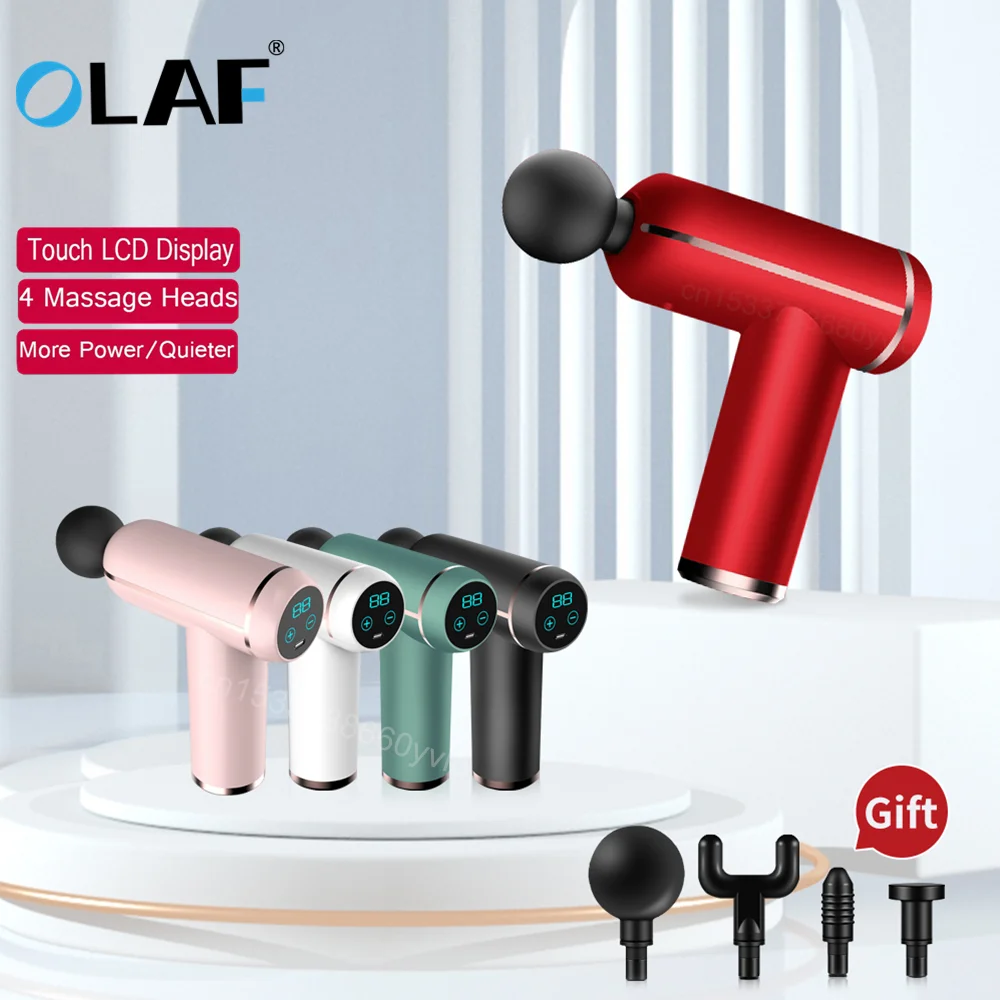 Massage Gun Portable Fitness Electric Massager for Body Shoulder Neck Relaxation Deep Muscle Therapy Gun