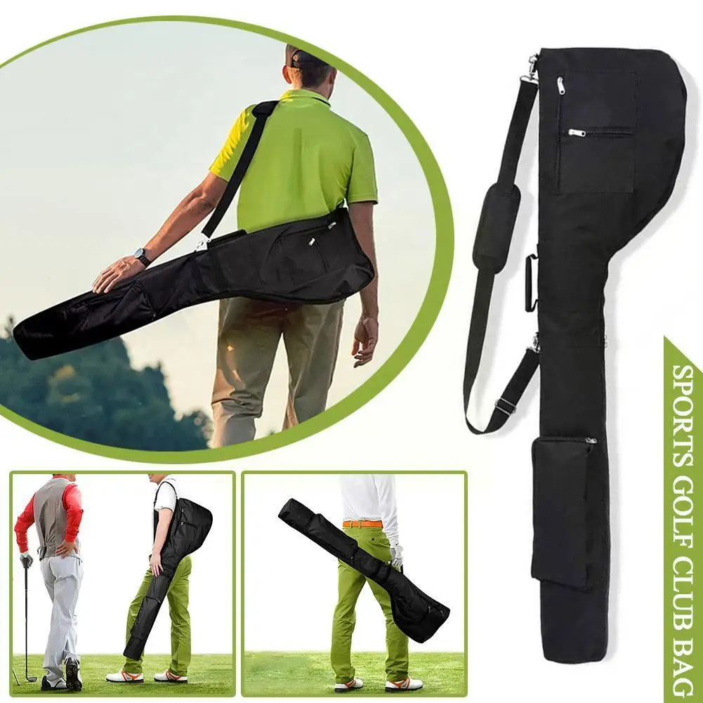 

Спортивная сумка для гольф-клуба, Складная легкая сумка на плечо, из ткани Оксфорд для тренировок, вождения, тренировок по гольфу, 600d, L4l7