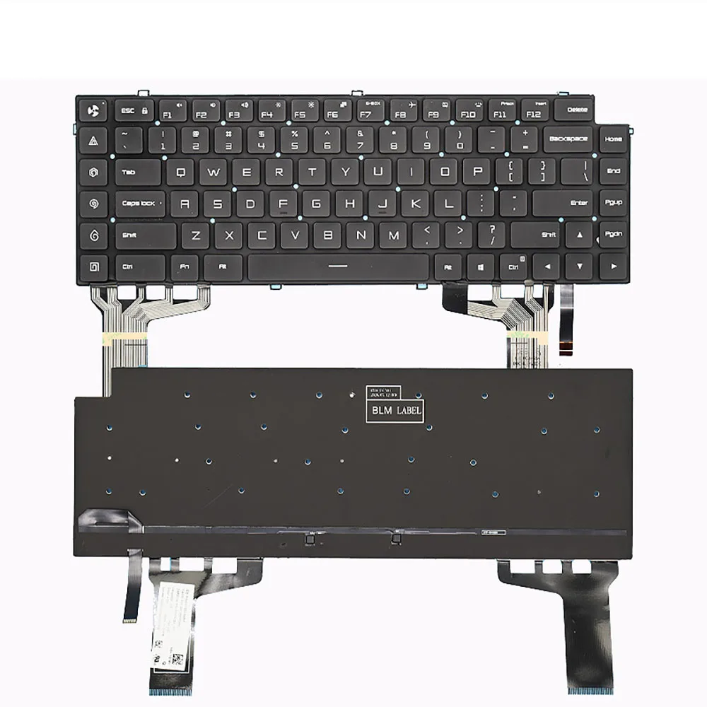 

New keyboard with rgb colorful backlit For Xiaomi Mi Gaming 15.6" AETMAU00110 MIM17L9 171502-AA AB AM TIMI TM1705 TM1801