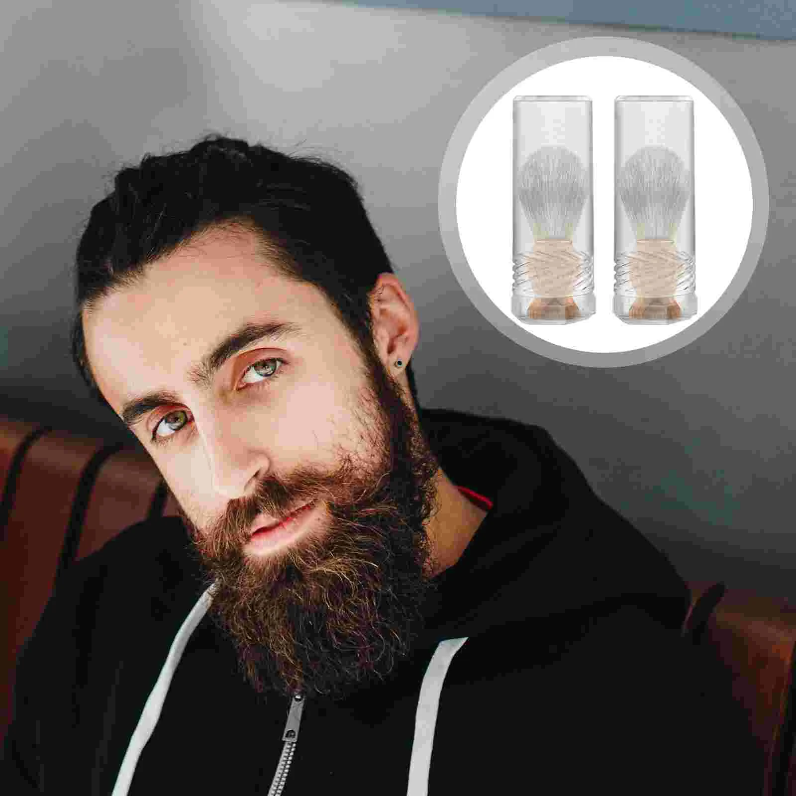 

Brush Shaving Travel Shave Case Holder Box Stand Adjustable Storage Organizer Heightplasticset Holders Completecupcontainer Men