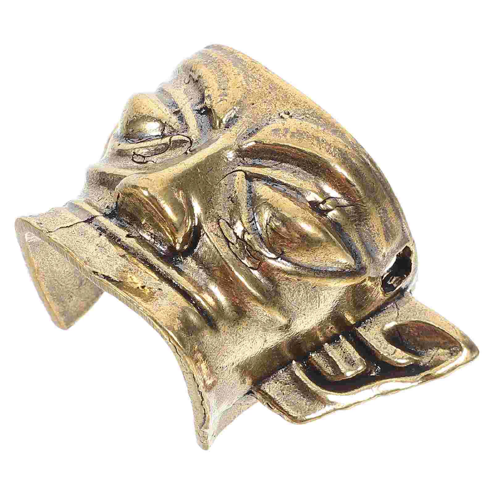 Sanxingdui бронзовые украшения для ванной комнаты латунный чай Gongfu стола маска