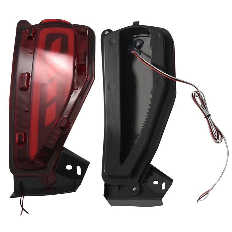 2 пары светодиодных отражателей для заднего бампера задний тормозной фонарь