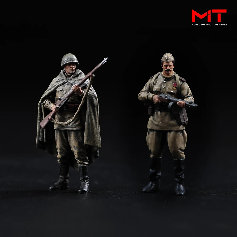 

ANT Miniature Handmade 1/72 1/35 Soviet Tank Soldier Scout Soldier Painted Diorama Figure DIY Creative Photography For Car Model