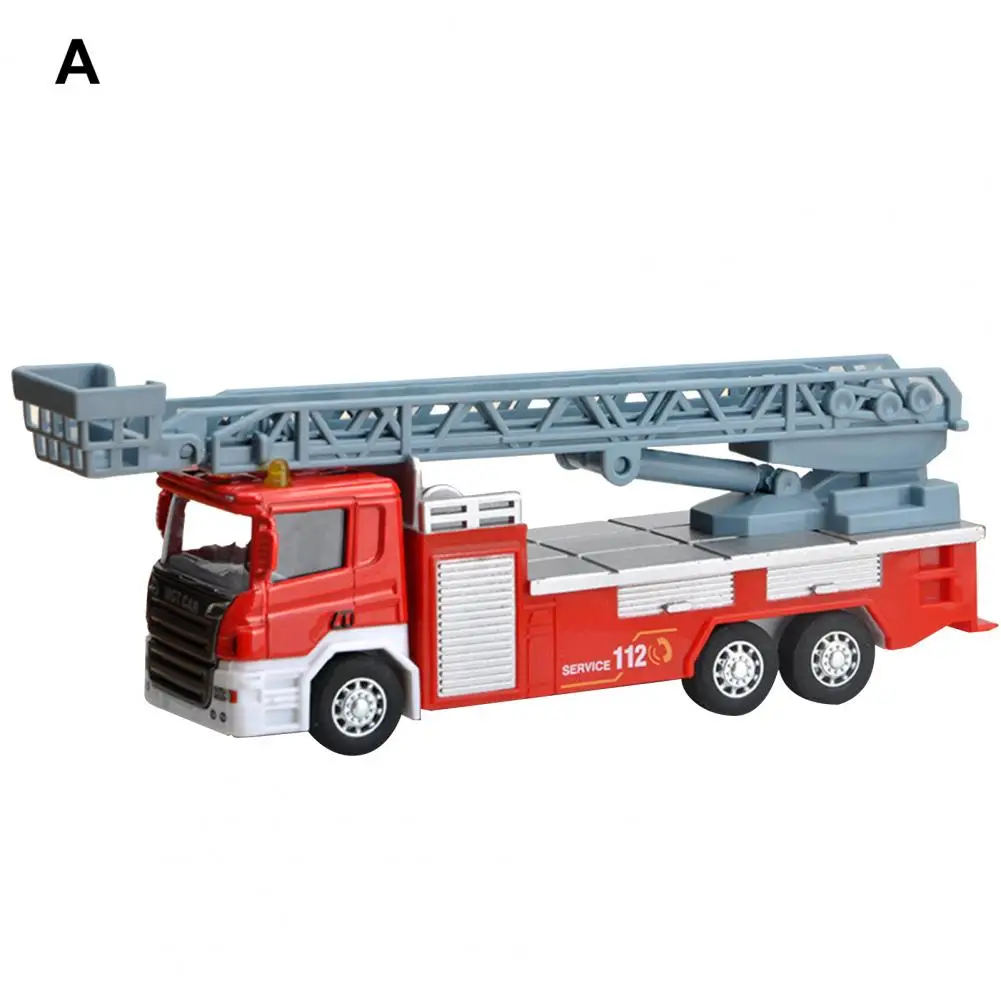 Модная Игрушечная машина пожарная обучающая модель автомобиля игрушка мини