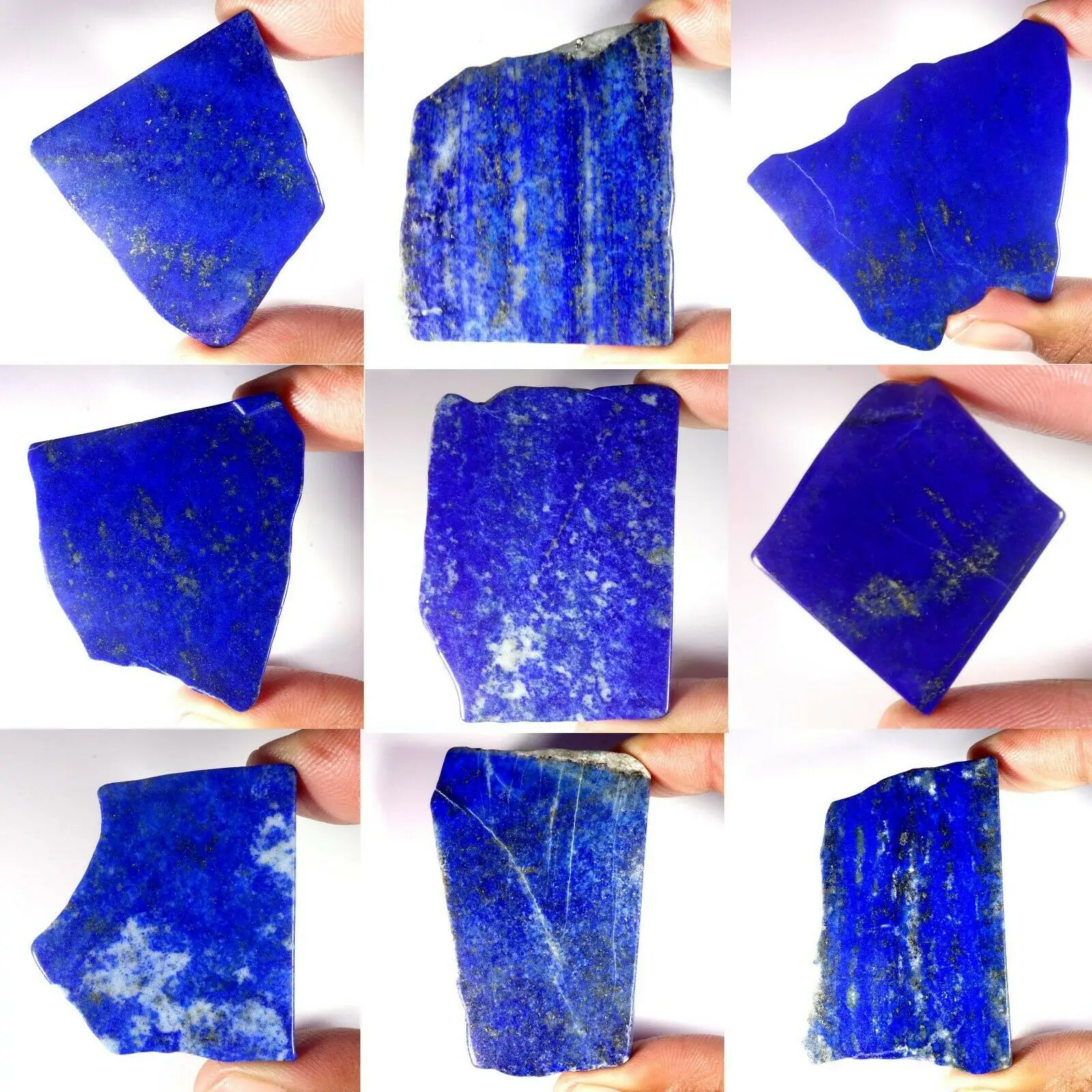 

Lapis Lazuli Natural Slab Exclusive Rock Polished Minerals For Cabbing