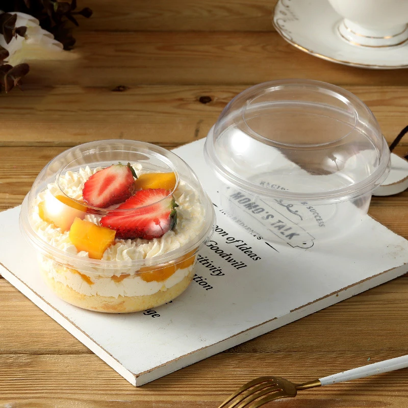 300 мл фруктовый пудинг мороженое Милая упаковочная чаша для свадьбы дня рождения