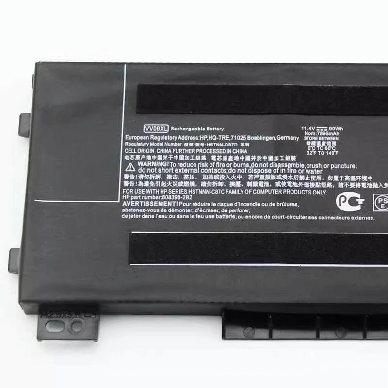 VV09XL Аккумулятор для ноутбука HP ZBook 15 G3 G4 17 HSTNN-DB7D 808398-2B1 808398-2C1 808452-001 11 4 в 90 Вт/ч 7895 мАч