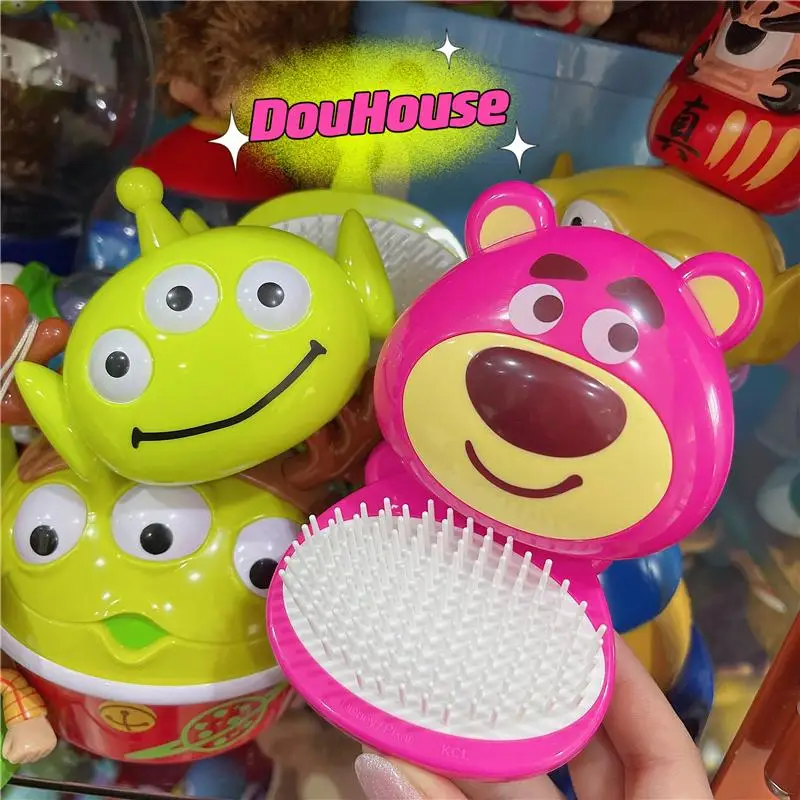 

Kawaii Disney Anime Hobby Lotso Alien Cute Girl Travel Portable Makeup Comb Without Handle Small Comb Gift for Girlfriend