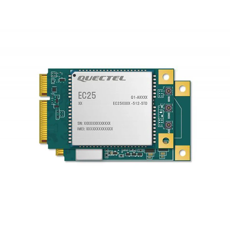 

Quectel EC25-EU MINI PCIE LTE Cat4 module For EMEA/Thailand faster EC21-EU 4G Cat1 module Band B1/B3/B7/B8/B20/B28A/B38/B40/B41