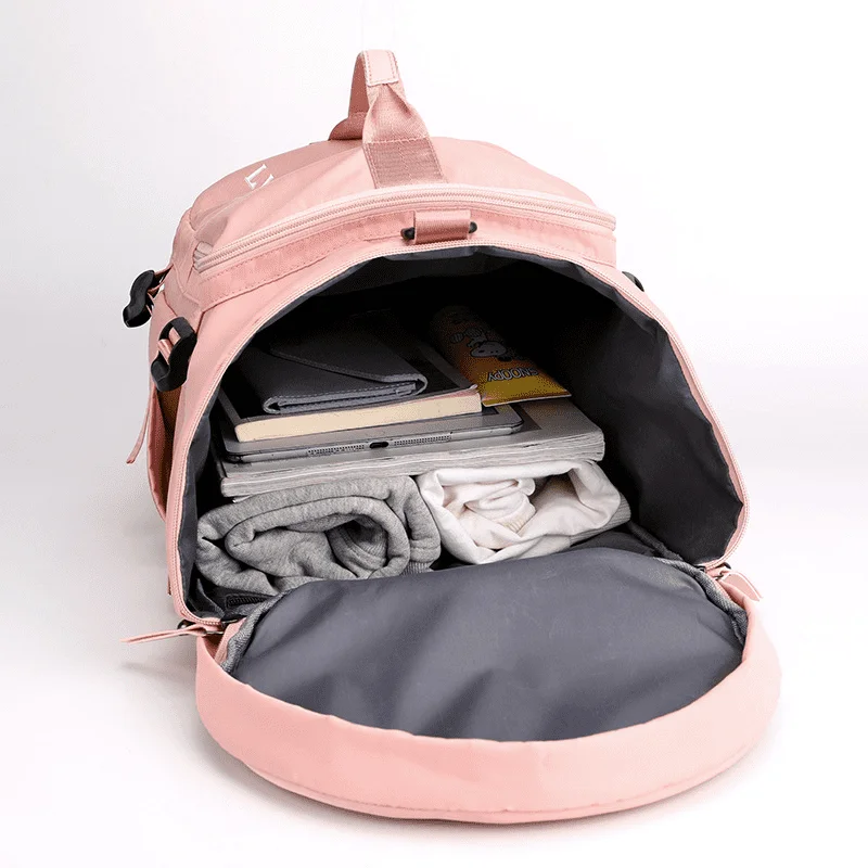 Dry Wet Separated Gym Bag, Sport Gym Duffle Holdall Bag Training Handbag Yoga bag Travel Overnight Weekend Shoulder Tote Bag wit
