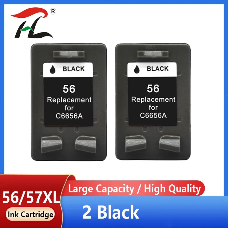 

Remanufacture 56XL Cartridge Replacement for HP 56 HP56 Black Ink Cartridge Deskjet 2100 220 450 5510 5550 5552 7150 7350
