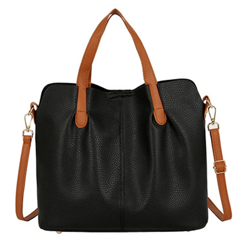 

Korean version of PU picture-mother bag lychee pattern handbag fashion large capacity one-shoulder diagonal bag