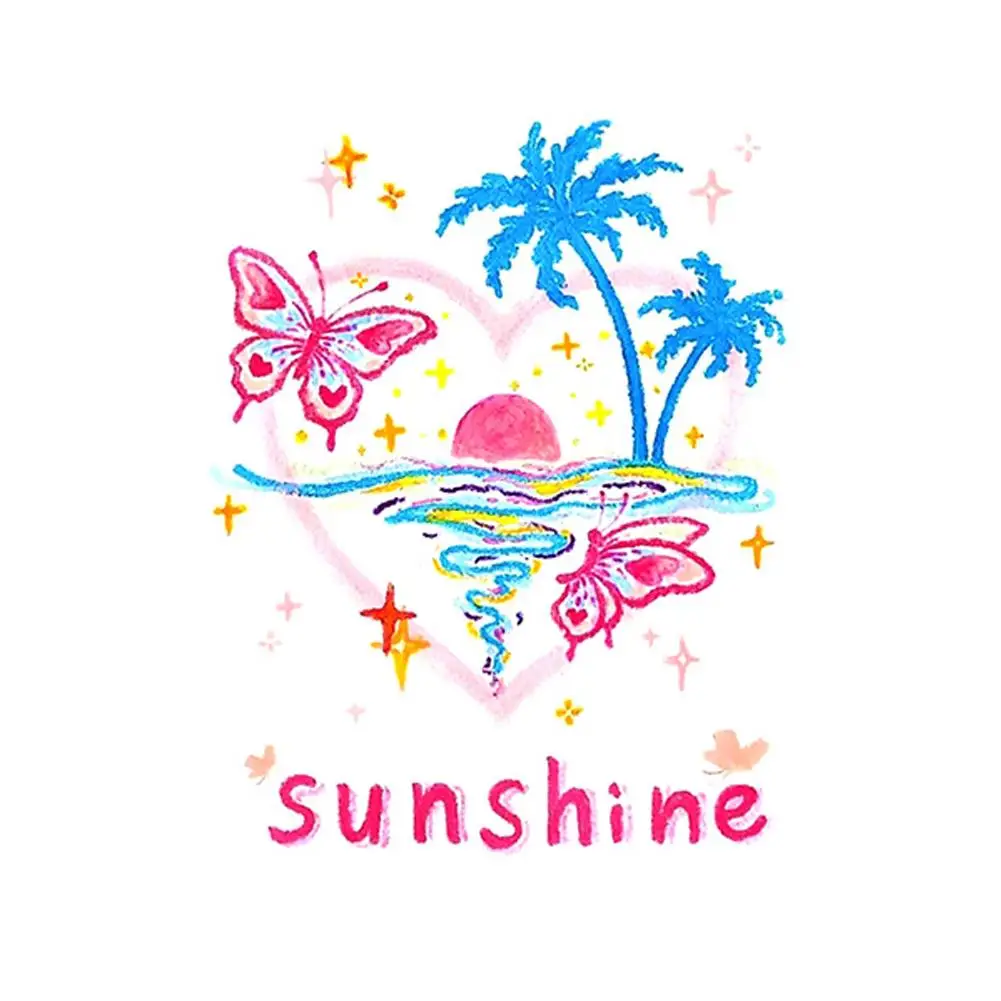 Водостойкая и прочная допамин девочка Минималистичная бабочка одноразовая