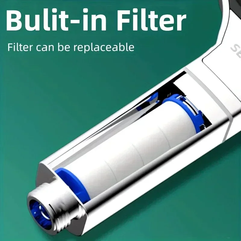 Портативный душ с фильтром 3 режима регулируемая домашняя насадка для душа