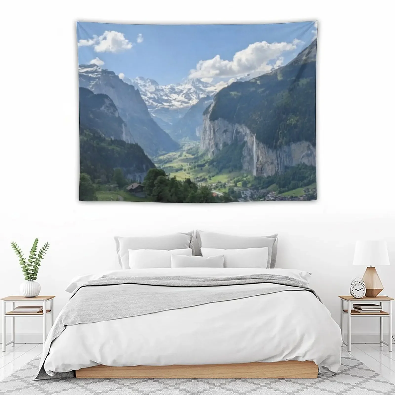 Гобелен Swiss Alps mountain pass украшение для дома настенный гобелен