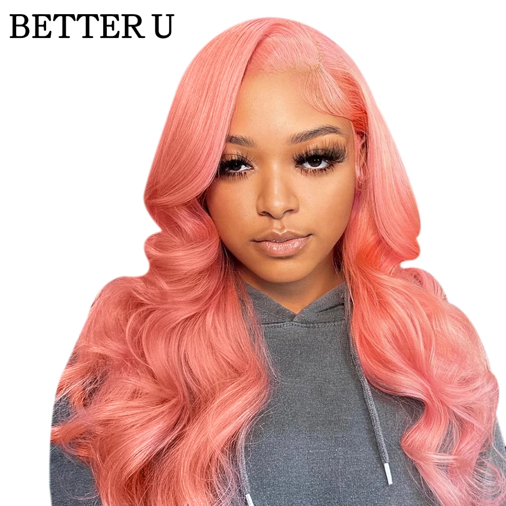 

Glueless Wig Human Hair Ready to Wear Pink Brazilian Wigs on Sale 13x6 13x4 HD Lace For Women 613 Colored Wig Better U