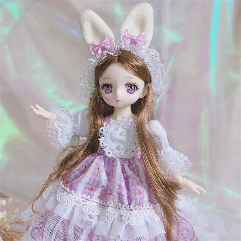 

New Arrival Doll Toys for Girls Fantasy 1/6 Bjd Doll 28cm Anime Doll Set with Clothes Dress Up Toys for Children